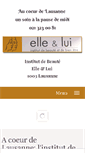 Mobile Screenshot of institut-beaute-elle-et-lui.ch